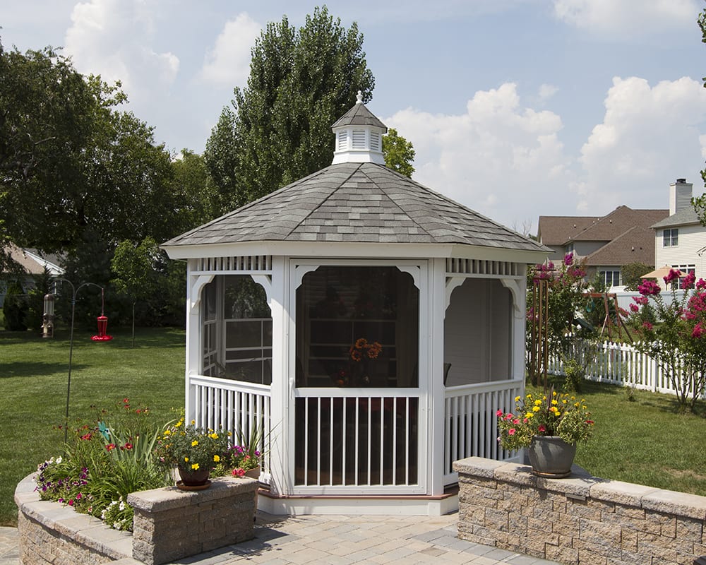 Octagon Vinyl Gazebo