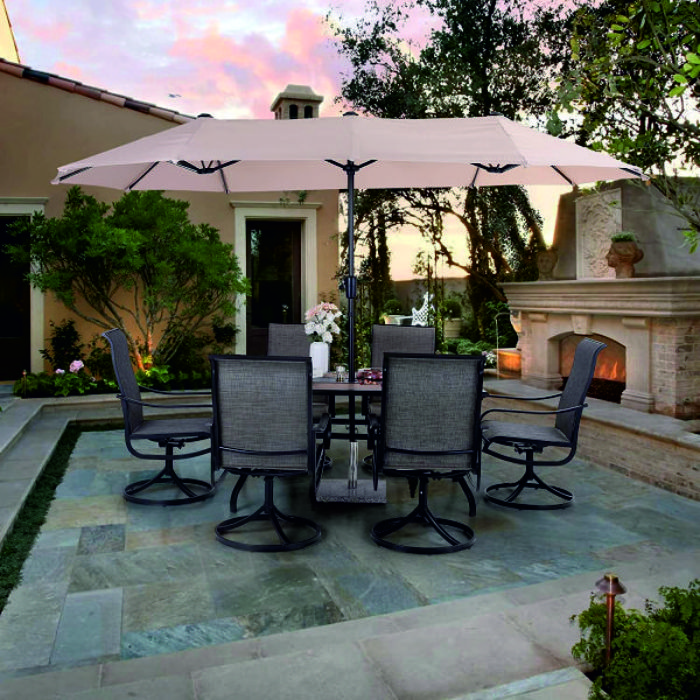 Patio Dining Chairs With Umbrella