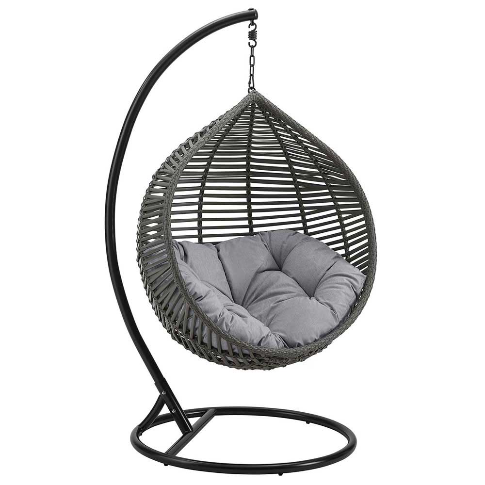 Hanging Swing Chair with Cushion & Hook