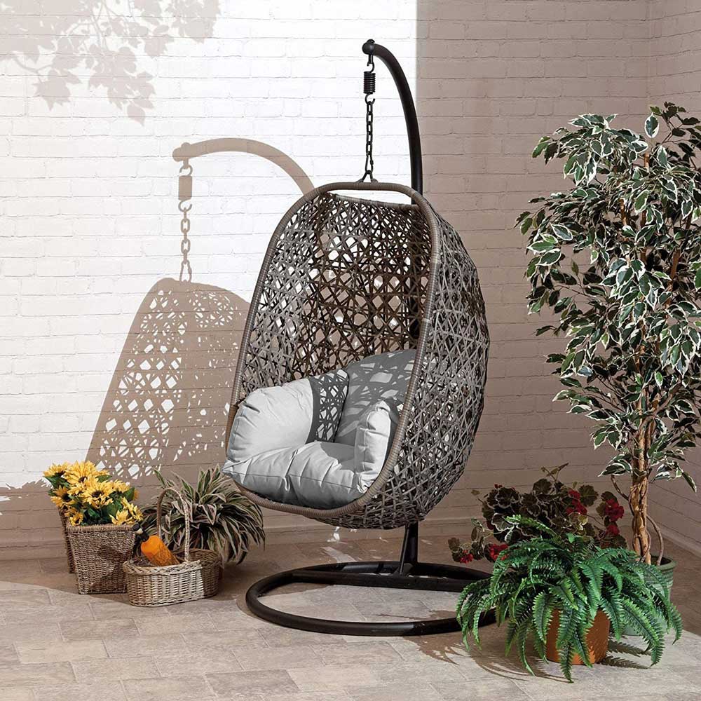 Crossweave Garden Egg Swing Chair