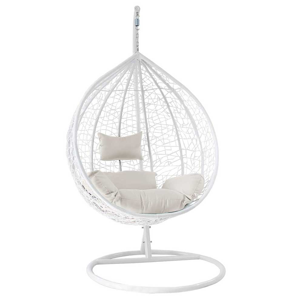 White Patio Swing Chair Classic