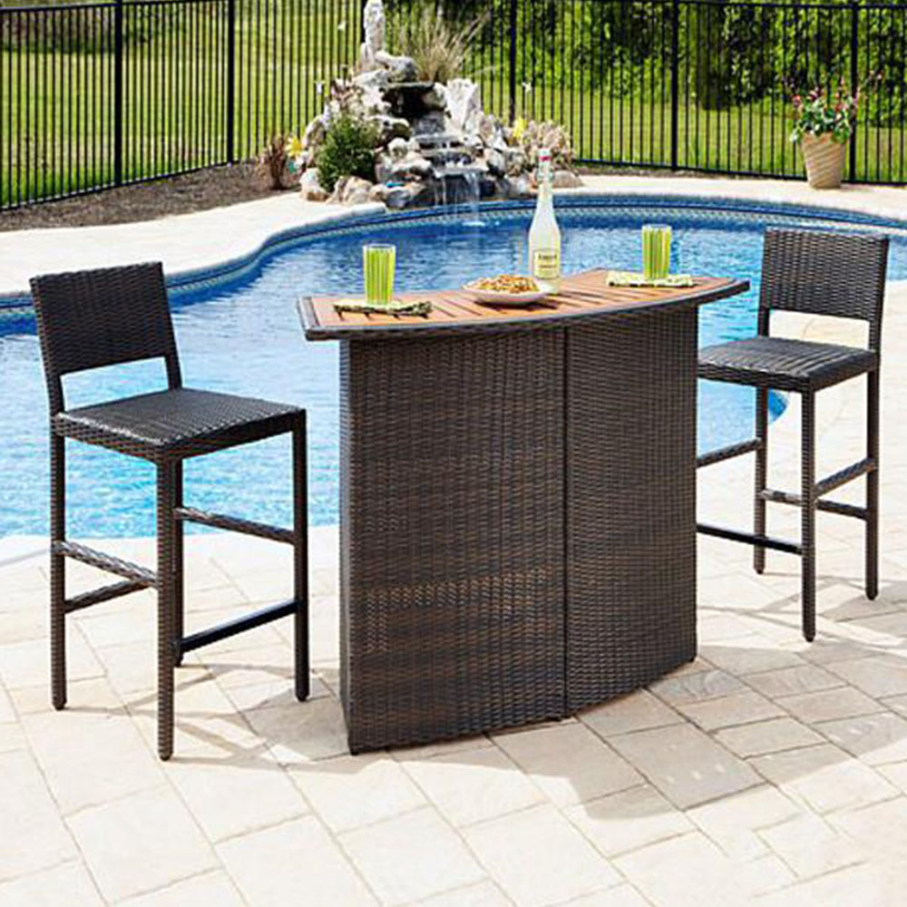 outdoor bar furniture set